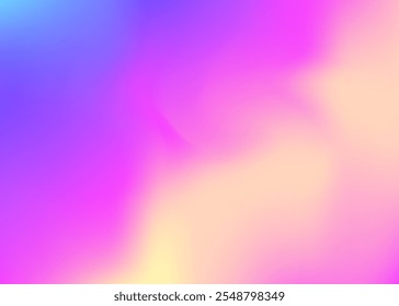 Iridescent Gradient. Pink Metal Texture. Pearlescent Background. Liquid Fluid. Holographic Background. Blur Futuristic Invitation. Soft Pattern. Modern Light. Violet Iridescent Gradient