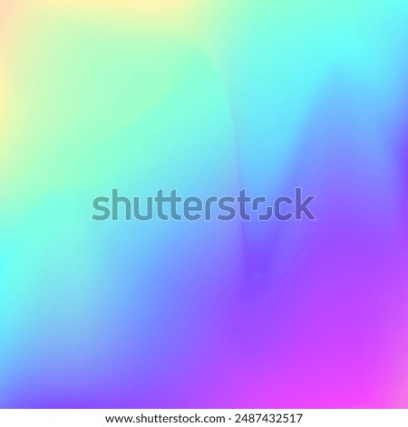 Iridescent Gradient. Pop Creative Invitation. Pearlescent Texture. Hologram Texture. Retro Glitch. Bright Light. Liquid Fluid. Pink Blur Background. Violet Iridescent Gradient