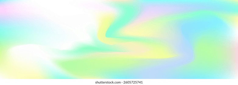 Iridescent Gradient. Shiny Gasoline Template. Unicorn Mesh. Pearlescent Texture. Neon Surface. Retro Cover. Hippy Soft Texture. Hologram Background. Blue Iridescent Gradient