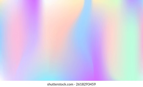 Iridescent Gradient. Shiny Minimalist Template. Pop Pattern. Girlie Foil. Abstract Texture. Pearlescent Background. Bright Flyer. Violet Metal Background. Pink Iridescent Gradient