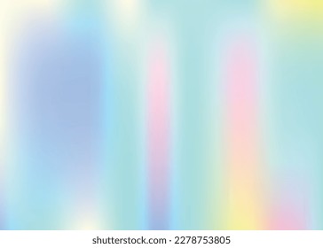 Iridescent Gradient. Unicorn Mesh. Retro Spectrum Invitation. Pastel Paper. Pink Soft Background. Neon Effect. Holographic Texture. Abstract Texture. Purple Iridescent Gradient