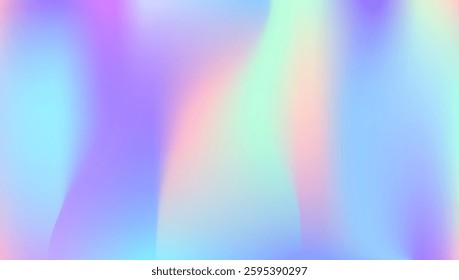 Iridescent Gradient. Violet Retro Texture. Fantasy Mesh. Neon Glitter. Blur Geometric Template. Pearlescent Background. Unicorn Fluid. Holographic Background. Purple Iridescent Gradient