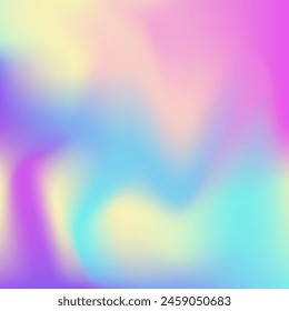 Iridescent Gradient. Violet Soft Texture. Pearlescent Texture. Graphic Fluid. Pop Glitch. Abstract Background. Neon Spectrum Template. Cosmos Flyer. Blue Iridescent Gradient