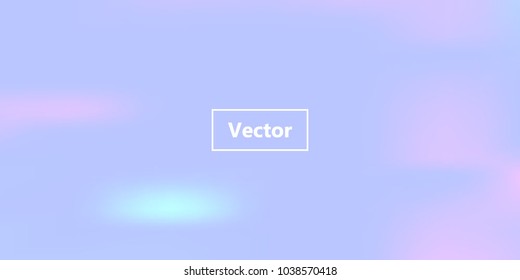 Iridescent holographic background. Foil rainbow texture. Abstract soft pastel colors backdrop. Trendy creative vector cosmic gradient. Vibrant print illustration. Creative neon template for banner.
