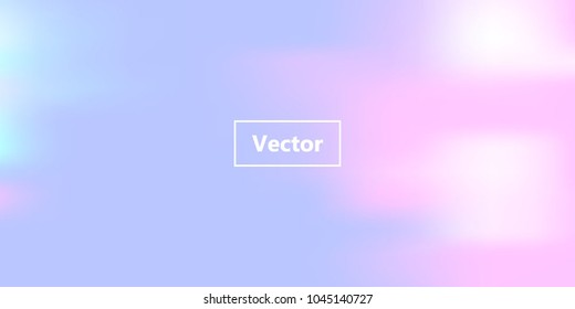 Iridescent holographic background. Foil rainbow texture. Abstract soft pastel colors backdrop. Trendy creative vector cosmic gradient. Vibrant print illustration. Creative neon template for banner.