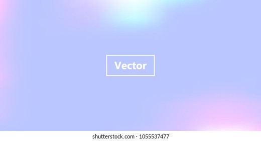 Iridescent holographic background. Foil rainbow texture. Abstract soft pastel colors backdrop. Trendy creative vector cosmic gradient. Vibrant print illustration. Creative neon template for banner.