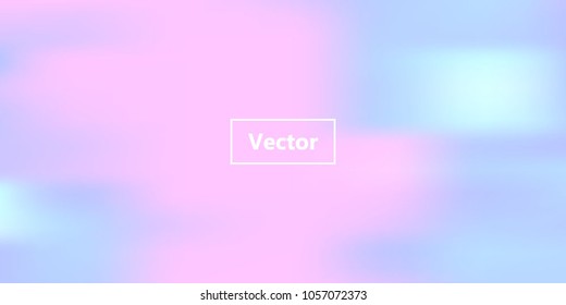 Iridescent holographic background. Foil rainbow texture. Abstract soft pastel colors backdrop. Trendy creative vector cosmic gradient. Vibrant print illustration. Creative neon template for banner.