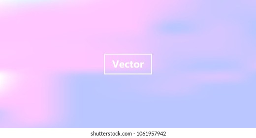 Iridescent holographic background. Foil rainbow texture. Abstract soft pastel colors backdrop. Trendy creative vector cosmic gradient. Vibrant print illustration. Creative neon template for banner.