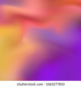 Iridescent holographic background. Foil rainbow texture. Abstract soft pastel colors backdrop. Trendy creative vector cosmic gradient. Vibrant print illustration. Creative neon template for banner.