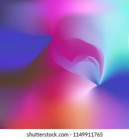 Iridescent holographic background. Foil rainbow texture. Abstract soft pastel colors backdrop. Trendy creative vector cosmic gradient. Vibrant print illustration. Creative neon template for banner.