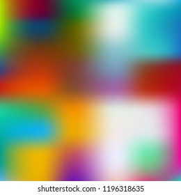 Iridescent holographic background. Foil rainbow texture. Abstract soft pastel colors backdrop. Trendy creative vector cosmic gradient. Vibrant print illustration. Creative neon template for banner.