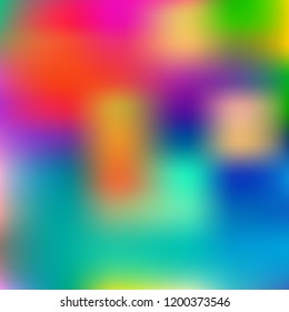 Iridescent holographic background. Foil rainbow texture. Abstract soft pastel colors backdrop. Trendy creative vector cosmic gradient. Vibrant print illustration. Creative neon template for banner.