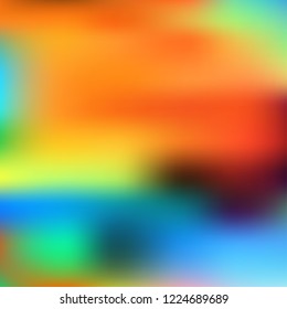 Iridescent holographic background. Foil rainbow texture. Abstract soft pastel colors backdrop. Trendy creative vector cosmic gradient. Vibrant print illustration. Creative neon template for banner.