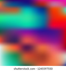 Iridescent holographic background. Foil rainbow texture. Abstract soft pastel colors backdrop. Trendy creative vector cosmic gradient. Vibrant print illustration. Creative neon template for banner.
