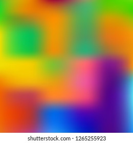 Iridescent holographic background. Foil rainbow texture. Abstract soft pastel colors backdrop. Trendy creative vector cosmic gradient. Vibrant print illustration. Creative neon template for banner.