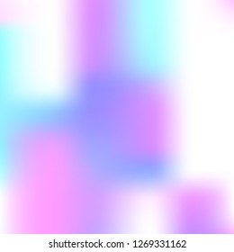 Iridescent holographic background. Foil rainbow texture. Abstract soft pastel colors backdrop. Trendy creative vector cosmic gradient. Vibrant print illustration. Creative neon template for banner.