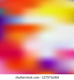 Iridescent holographic background. Foil rainbow texture. Abstract soft pastel colors backdrop. Trendy creative vector cosmic gradient. Vibrant print illustration. Creative neon template for banner.