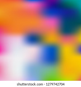 Iridescent holographic background. Foil rainbow texture. Abstract soft pastel colors backdrop. Trendy creative vector cosmic gradient. Vibrant print illustration. Creative neon template for banner.
