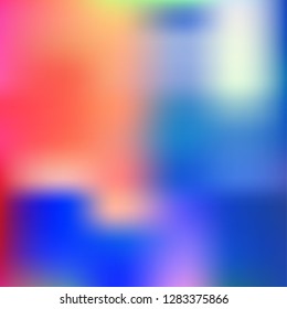 Iridescent holographic background. Foil rainbow texture. Abstract soft pastel colors backdrop. Trendy creative vector cosmic gradient. Vibrant print illustration. Creative neon template for banner.