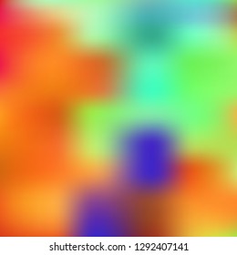 Iridescent holographic background. Foil rainbow texture. Abstract soft pastel colors backdrop. Trendy creative vector cosmic gradient. Vibrant print illustration. Creative neon template for banner.