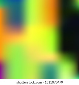 Iridescent holographic background. Foil rainbow texture. Abstract soft pastel colors backdrop. Trendy creative vector cosmic gradient. Vibrant print illustration. Creative neon template for banner.