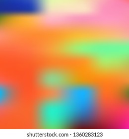 Iridescent holographic background. Foil rainbow texture. Abstract soft pastel colors backdrop. Trendy creative vector cosmic gradient. Vibrant print illustration. Creative neon template for banner.