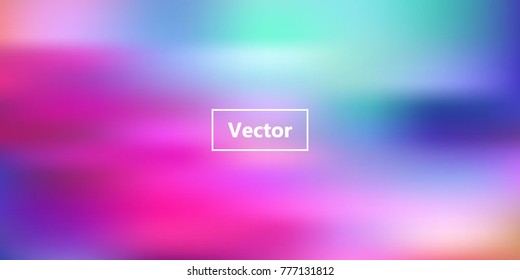 Iridescent holographic background. Foil rainbow texture. Abstract soft pastel colors backdrop. Trendy creative vector cosmic gradient. Vibrant print illustration. Creative neon template for banner.