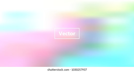 Iridescent holographic background. Spring rainbow texture. Abstract soft pastel colors backdrop. Trendy creative vector cosmic gradient. Vibrant print illustration. Creative neon template for banner.