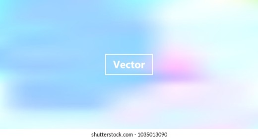 Iridescent holographic background. Spring rainbow texture. Abstract soft pastel colors backdrop. Trendy creative vector cosmic gradient. Vibrant print illustration. Creative neon template for banner.