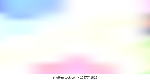 Iridescent holographic background. Spring rainbow texture. Abstract soft pastel colors backdrop. Trendy creative vector cosmic gradient. Vibrant print illustration. Creative neon template for banner.