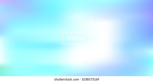 Iridescent holographic background. Spring rainbow texture. Abstract soft pastel colors backdrop. Trendy creative vector cosmic gradient. Vibrant print illustration. Creative neon template for banner.