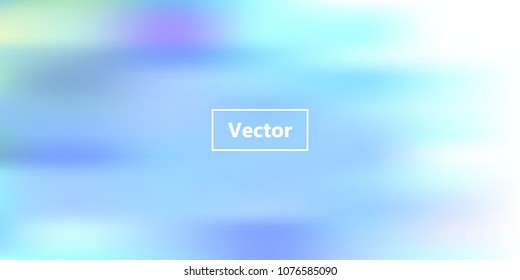 Iridescent holographic background. Spring rainbow texture. Abstract soft pastel colors backdrop. Trendy creative vector cosmic gradient. Vibrant print illustration. Creative neon template for banner.