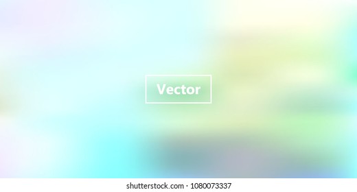 Iridescent holographic background. Spring rainbow texture. Abstract soft pastel colors backdrop. Trendy creative vector cosmic gradient. Vibrant print illustration. Creative neon template for banner.