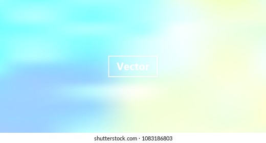 Iridescent holographic background. Spring rainbow texture. Abstract soft pastel colors backdrop. Trendy creative vector cosmic gradient. Vibrant print illustration. Creative neon template for banner.