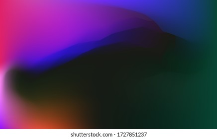 Fondo holográfico irlandés en neón vibrante y colores pastel.