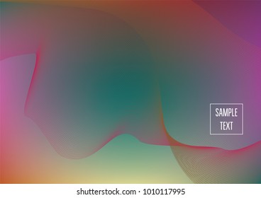 Iridescent neon colored minimal horizontal business background. Funky glitch banner, futuristic tech digital wallpaper. Bright colors pearlescent sparkling vibrant illustration. Luxury modern design.