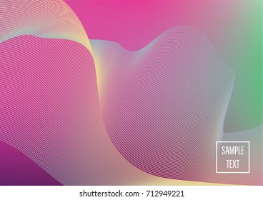 Iridescent neon colored minimal horizontal business background. Funky glitch banner, futuristic tech digital wallpaper. Bright colors pearlescent sparkling vibrant illustration. Luxury modern design.