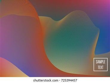 Iridescent neon colored minimal horizontal business background. Funky glitch banner, futuristic tech digital wallpaper. Bright colors pearlescent sparkling vibrant illustration. Luxury modern design.