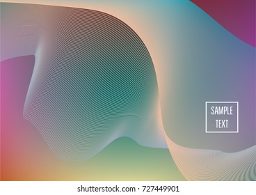 Iridescent neon colored minimal horizontal business background. Funky glitch banner, futuristic tech digital wallpaper. Bright colors pearlescent sparkling vibrant illustration. Luxury modern design.