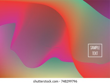 Iridescent neon colored minimal horizontal business background. Funky glitch banner, futuristic tech digital wallpaper. Bright colors pearlescent sparkling vibrant illustration. Luxury modern design.