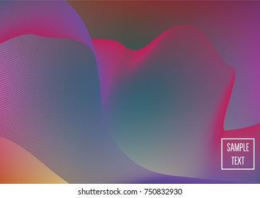 Iridescent neon colored minimal horizontal business background. Funky glitch banner, futuristic tech digital wallpaper. Bright colors pearlescent sparkling vibrant illustration. Luxury modern design.