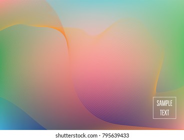 Iridescent neon colored minimal horizontal business background. Funky glitch banner, futuristic tech digital wallpaper. Bright colors pearlescent sparkling vibrant illustration. Luxury modern design.