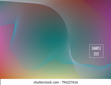 Iridescent neon colored minimal horizontal business background. Funky glitch banner, futuristic tech digital wallpaper. Bright colors pearlescent sparkling vibrant illustration. Luxury modern design.