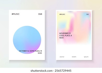 Iridescent Pattern. Modern Concept. Colorful 90s Backdrop. Neon Poster. Digital Screen. 1980 Fluid. Pink Minimalist Label. Violet Iridescent Pattern