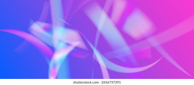 Fondo de prisma iridiscente. Efecto de fuga de luz de arco iris.  Superposición De Vidrio Con Resplandor Solar, Rayas De Neón Y Brillo De Gradiente Sutil. Fondo De Prisma De Cristal Iridiscente Con Luz.