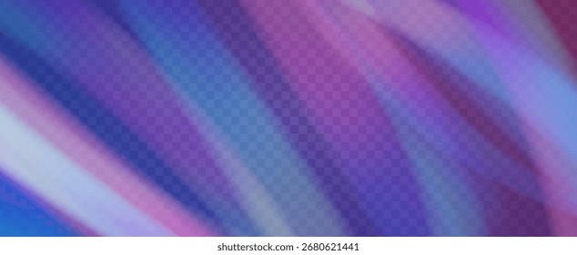 Iridescent Prism Background. Rainbow Light Leak Effect.  Lens Streaks On A Holographic Overlay With Abstract Glare And Sunlight. Iridescent Crystal Prism Background With Light.