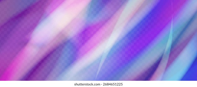Fondo de prisma iridiscente. Efecto de fuga de luz de arco iris.  Textura Abstractas De Diamante Con Resplandor Transparente Y Resplandor De Lente Holográfica. Fondo De Prisma De Cristal Iridiscente Con Luz.
