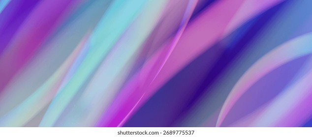 Iridescent Prism Background. Rainbow Light Leak Effect.  Vector Burst With A Sunlight Filter, Blur Effect, And A Glowing Camera Beam. Iridescent Crystal Prism Background With Light.