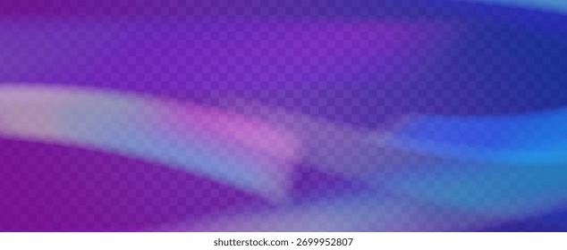 Prism Iridescente. Efeito de Vazamento de Luz do Arco-íris.  Aurora De Gradiente Com Textura Mole, Raios De Luz Solar E Refração De Vidro. Cristal Iridescente Prism Fundo Com Luz.