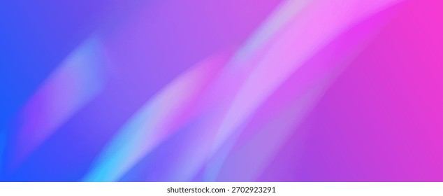 Prism Iridescente. Efeito de Vazamento de Luz do Arco-íris.  Aurora De Gradiente Com Textura Mole, Raios De Luz Solar E Refração De Vidro. Cristal Iridescente Prism Fundo Com Luz.
